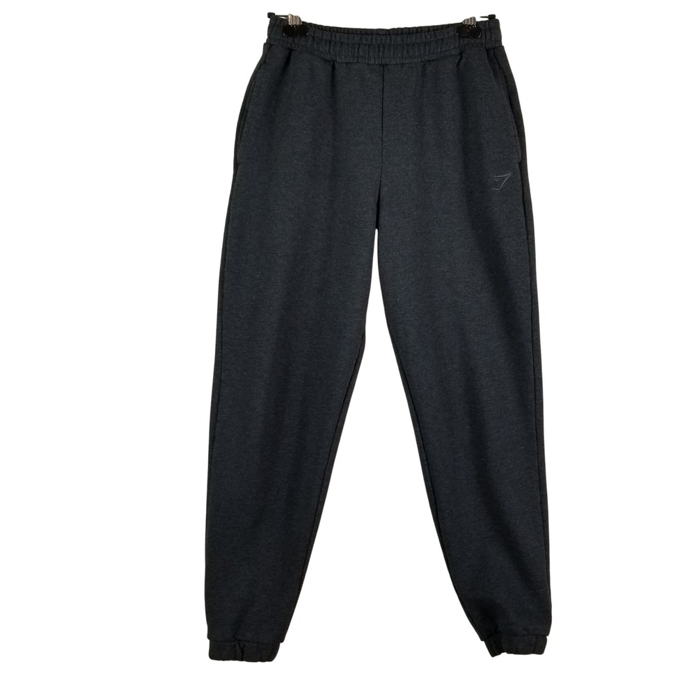Gymshark Rest Day Essentials Joggers Mens Small Charcoal Grey Marl Sweatpants